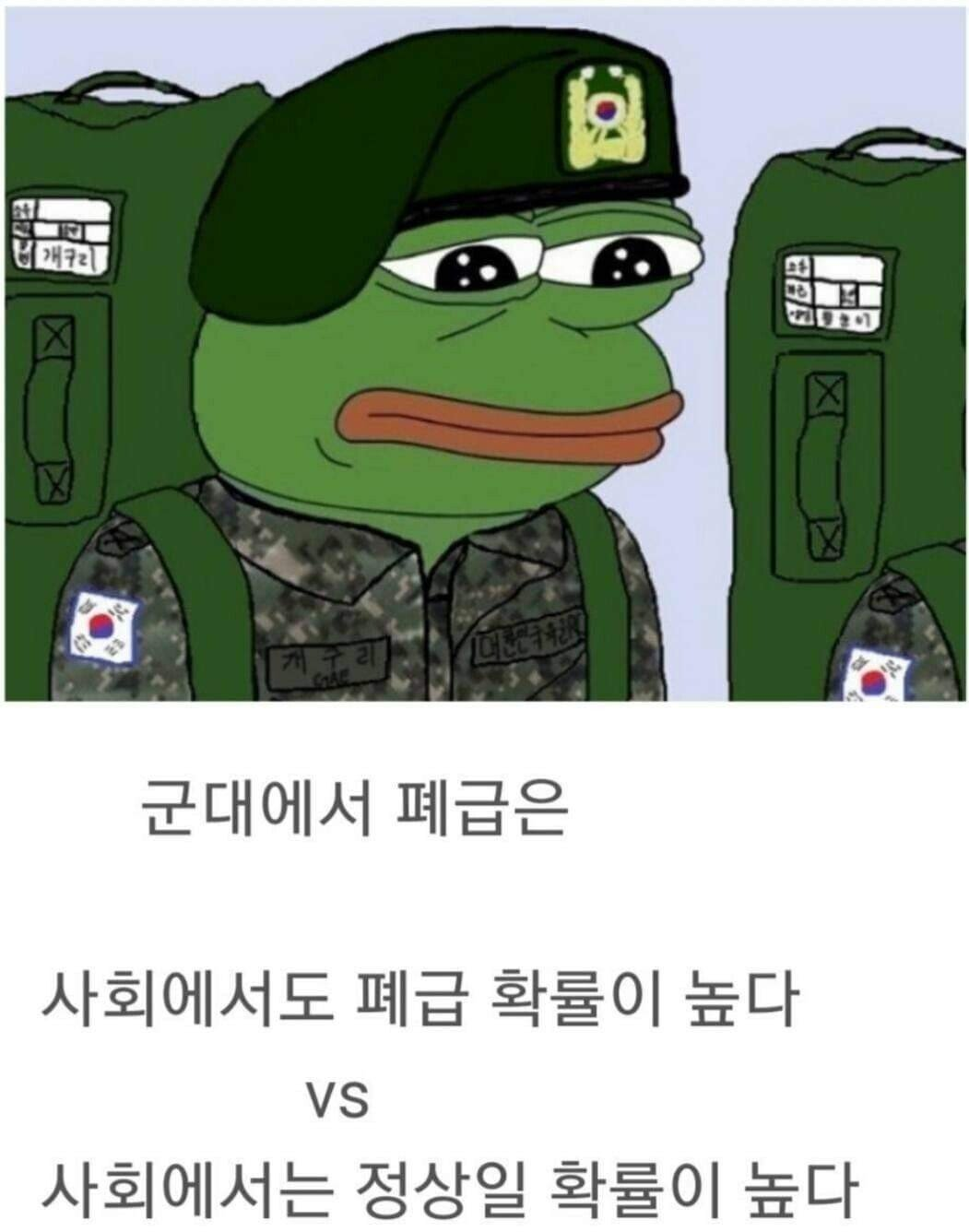 군필자들 사이에서 반반갈린다는 논쟁거리