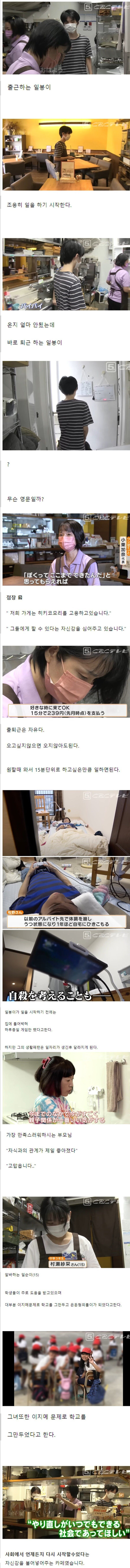 일본의 히키코모리 재활 카페..